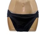 Victoria's Secret Victoria Secret PINK Solid Black Bikini Bottom Womens Small Photo 5