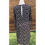 H&M Peasant Dress A-line Tent Long Dolman Sleeves w/ Key Hole Button Back 4 Photo 6