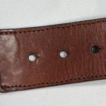 The Limited  SKU 7891 Womens Genuine Leather Braided Belt With Brass Buckle Size Photo 1