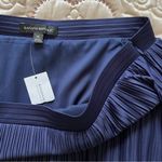 Banana Republic  Layered Pleated Navy Blue Mini Skirt NEW Size 14 Photo 3