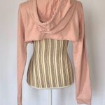 Emma & Sam  dusty rose cropped hoodie size M Photo 1