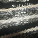 American Eagle Outfitters Soft & Sexy Plush V-Neck Striped Shirt Women's Medium Photo 7