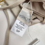 l*space L* Shimmer Dawn Bikini Top in Bone Ivory Convertible Size Small NWT Photo 4