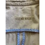 Eddie Bauer Y2K Jacket Womens 10 Blazer Safari Utility Field Khaki Cotton Grunge Photo 7