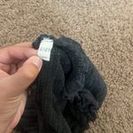 Tres Bien Dark Gray Ruffled Tube Top Photo 2