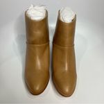 Nisolo Dari leather ankle boots back zipper women’s size 9.5 contemporary modern Brown Photo 3