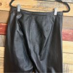 Newport News  Easy Style Black Leather Pants Size 8‎ Photo 6
