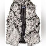 Democracy  Silver Gray Faux Fur Vest Size Small Photo 2