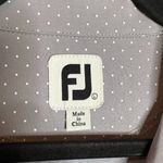 FootJoy  grey polkadot golf logo long sleeve polo shirt Photo 2