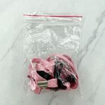 Pink Adjustable Double Clip ID Badge Holder School Work Lanyard Necklace Photo 1