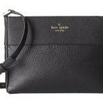 Kate Spade  Leather Contrast Crossbody Purse in Black​​ Photo 0