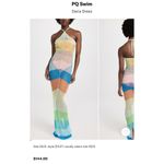 NWT! PQ Swim Daria Cover Up Crochet Festival Dress in Emerald Bay Photo 11