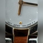 Seiko Ladies Watch Two-Tone Bracelet White Dial Gold-Tone Hands New Battery Photo 6