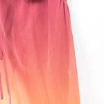 Bar III Womens Dress Size L Red Orange Ombre Maxi Tie Front Ombre Boho Sunset Photo 5