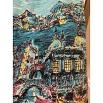 Talbots Women’s Pencil Skirt Venice Italy Canal Cityscape Scene Lined Size 4 Photo 6