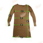 Mango Gold Shimmer Long Sleeve Round Neck Sweater Dress Size S Photo 6