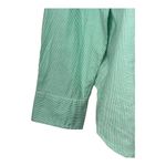 Everlane  Mint Green And White Striped Cotton The Relaxed Oxford Shirt Size 4 NWT Photo 5