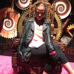 11x7 Amore Pacific Black Snake Skin Club Clutch Photo 6