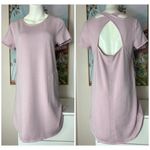 Pastel Pink Criss Cross Back Athletic Mini T Photo 1