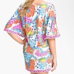 Trina Turk  ‘Cherry Blossoms’ Cold Shoulder Swim Cover-Up Tunic, NWT Photo 1