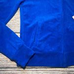 Juicy Couture NEW  Track Jacket Terry Cloth Womens XS Y2K Blue Splash Crown‎ Logo Photo 1