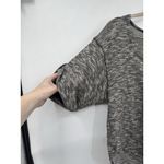 Free People Free People FP Beach Nani Top XS Marled Grey Rolled Sleeve Slouchy Coast Photo 10