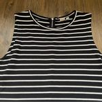 Gap  Black and White Striped Tank Top Photo 5