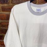 Outdoor Voices  Cream White Gray Pickup Crewneck Sweatshirt Size XS Unisex Photo 4