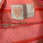 LM LULU Pink Striped Textured Skirt Size M Photo 2