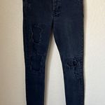 Ksubi  washed black distressed overlay boneyard skinny jeans Photo 2