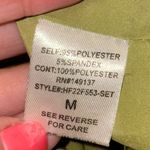 HYFVE Olive Puff Sleeve Blouse. Medium. Photo 5