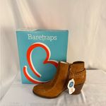 Baretraps  Tan Ankle Booties with Stacked‎ Heel​ Photo 4
