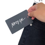 Nasty Gal Black Debbie High Waisted Mom Jeans Sz 2 Photo 1