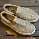 Soda  Women Straw Weave Slip On Platform Sneakers Size 7 Photo 0