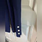 Nicole Miller Artelier Elegant Navy Jumpsuit With White Buttons Size 4 Photo 5