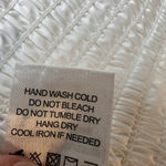 Camila Coelho  Revolve White Poesia Smocked Cropped Long Sleeve Blouse NWT Medium Photo 7