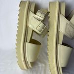 Dr. Martens Voss Women’s Yellow-Green Leather Strap Open Toe Sandals Size 9 Photo 5