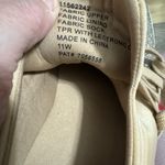 Torrid -branded sneakers nude/blush fabric upper, gold glitter toe cap Size 11W Photo 7