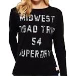 Superdry Shirt Womens Small Black White Lettering Colorado Graphic Tee Casual Photo 8