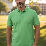 Ralph Lauren Polo  Mens Polo Shirt Green Short Sleeve Sz 2XLT Photo 0