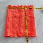 Anthropologie Peixoto Mae Mini Skirt in Tangerine Glow Size Large NWOT $81 Photo 5