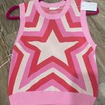 Miss Love  Star Pink Sleeveless Sweater Vest ⭐️💓 Photo 0