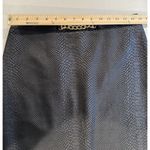 Marc New York  Skirt Womens Small Black Reptile Snake Print Chain Pencil Workwear Photo 3
