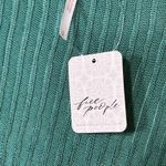 Free People Sweater Womens Small Green Ribbed V-Neck Long Sleeve Knit OB1361173 Photo 8