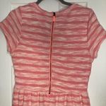 Maison Jules  bubblegum pink white striped dress‎ fit flare women’s size medium Photo 5
