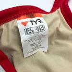 Tyr. Guard Bikini Top Racerback Dimaxback Navy Blue Red White XXS Photo 5