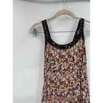 Maaji Calico Alessa Maxi Dress Side Slits Tasseled Cross Tie Back Sz S Bohemian Photo 6