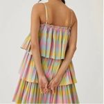 Anthropologie  Beatrice B Square Neck tired Rainbow dress Italy size 0 or XXS Photo 2