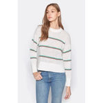 Joie  Dreolan Ivory Striped Sweater S Wool Alpaca Minimalist Coastal Parisian Photo 1