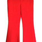 A8 INC International Concepts Red Flare Bell Bottom Wide Leg Trouser Pants Size 8 Photo 0